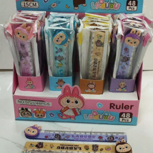 Reglas acrílicas de Labubu 15cm (caja 48pcs)